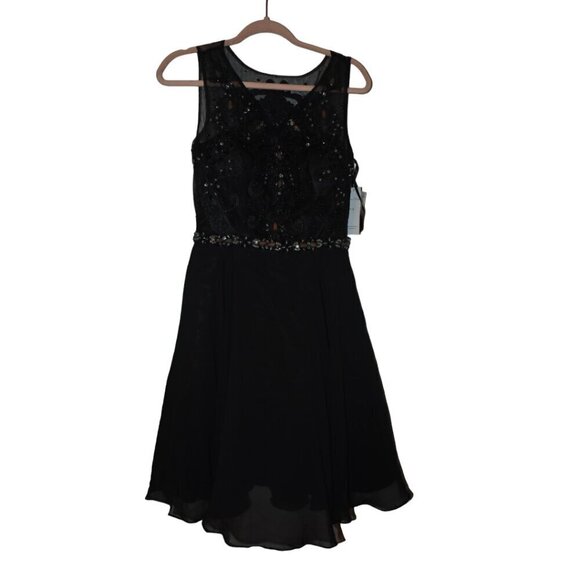 Stunning NWT Ed Young Dress medium Extra Beads - Picture 13 of 13